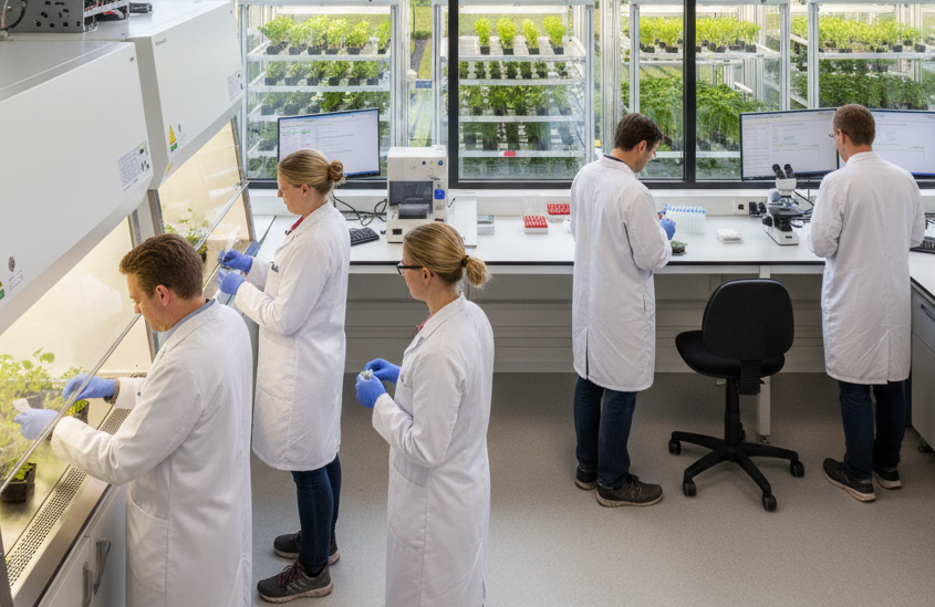 Zyric Seed R&D Lab and Breeding Team